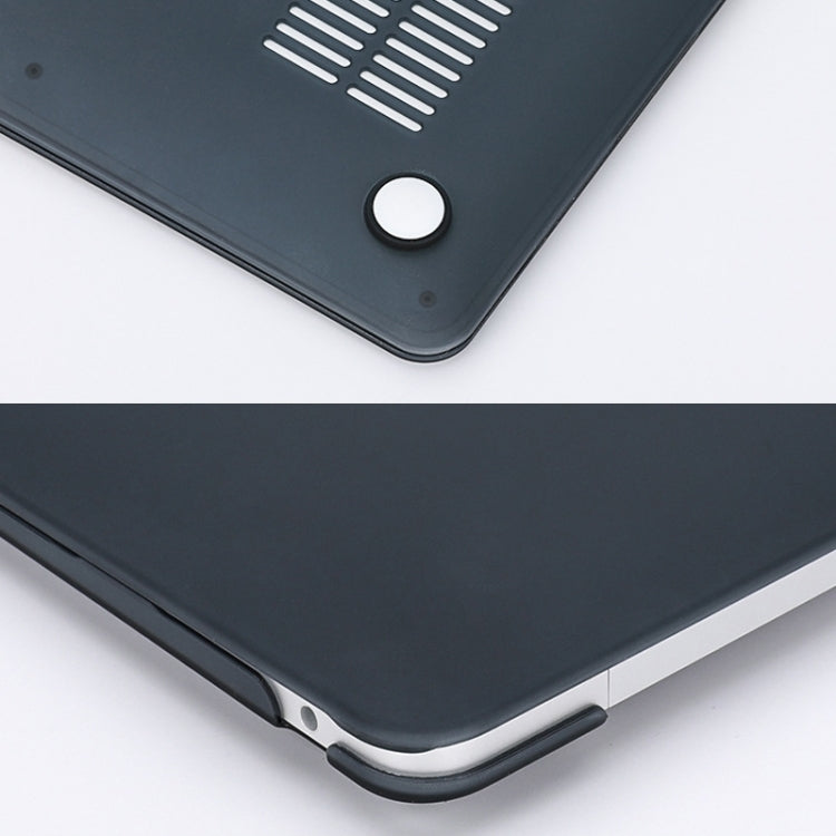 For Huawei MateBook 14 inch 2021 Shockproof Frosted Laptop Protective Case (Black)