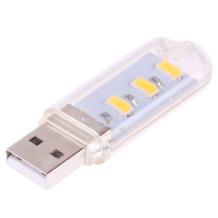 3 LEDs 5730 SMD USB LED Book Light Portable Night Lamp(Warm White) - free shipping - PMC TechLife - Order now!