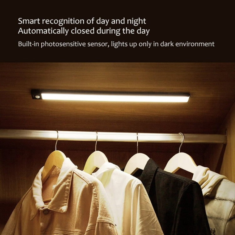 20cm Original Xiaomi Youpin YEELIGHT LED Smart Human Motion Sensor Light Bar Rechargeable Wardrobe Cabinet Corridor Wall Lamps(Black) - free shipping - PMC TechLife - Order now!