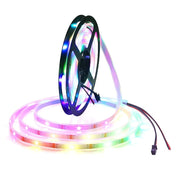 WS2812B RGB Light 5050 SMD LED Casing Water-resistant Rope Light, 30 LED/m, DC 12V, Length: 5m