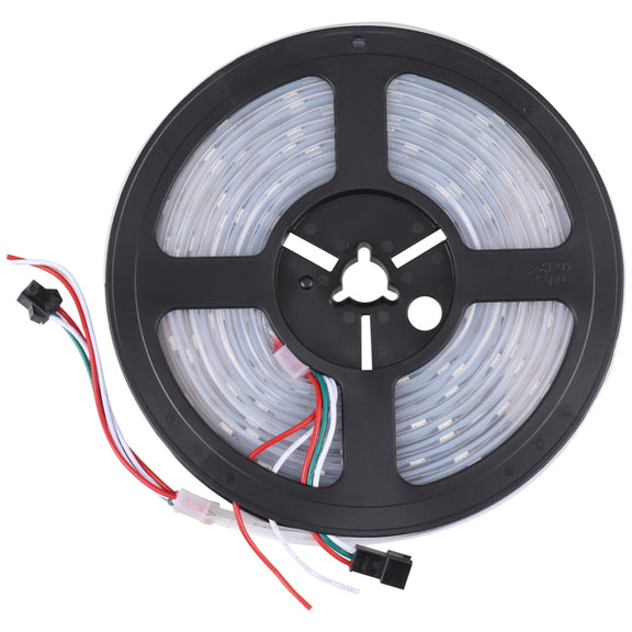 WS2812B RGB Light 5050 SMD LED Casing Water-resistant Rope Light, 30 LED/m, DC 12V, Length: 5m