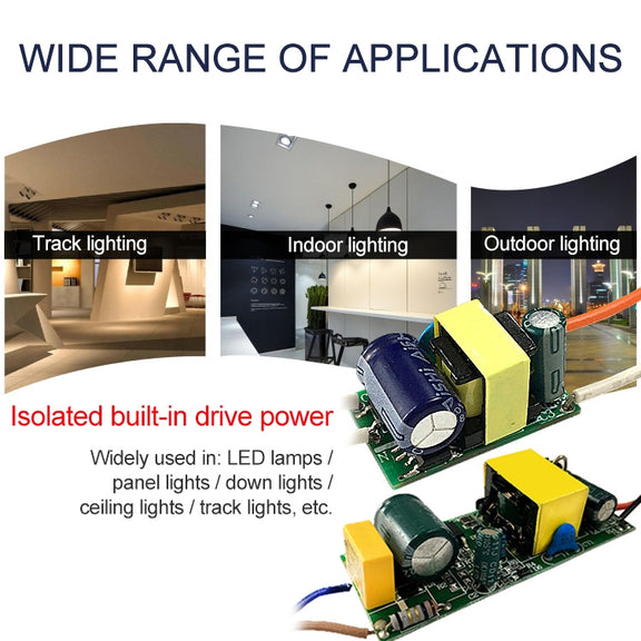 12-18W LED Driver Adapter Isolated Power Supply AC 85-265V to DC 36-65V