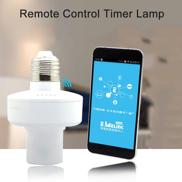 Sonoff Slampher RF eWelink Phone APP WiFi 2.4GHz E27 Smart Light Lamp Bulb Holder with Alexa Echo Voice Control & Google Home for Smart Home, AC 90-250V - Lamp Holders & Bases by Sonoff | Online Shopping South Africa | PMC TechLife