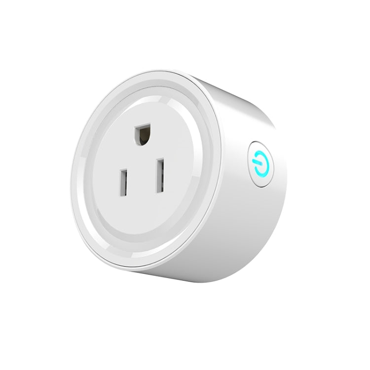 10A Round Shape WiFi Mini Plug APP Remote Control Timing Smart Socket Works with Alexa & Google Home, AC 100-240V, US Plug - Smart Socket by PMC TechLife | Online Shopping South Africa | PMC TechLife