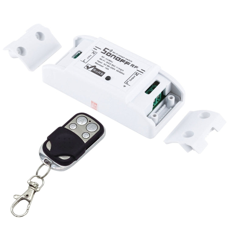 Sonoff 433MHz DIY WiFi Smart Wireless Remote Control Timer Module Power Switch with 4-keys Remote Control for Smart Home, Support iOS and Android - free shipping - PMC Jewellery - Order now!