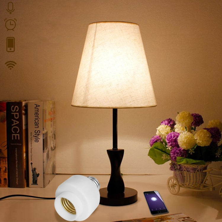 200W Max E27 APP Remote Control WiFi Smart Light Bulb Adapter Lamp Base Works with Alexa Echo & Google Home, AC 100-250V - Lamp Holders & Bases by PMC TechLife | Online Shopping South Africa | PMC TechLife