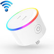 10A RGB Scene Light WiFi Remote Control Smart Socket Works with Alexa & Google Home & IFTTT, AC 100-240V, JP Plug - Smart Socket by PMC TechLife | Online Shopping South Africa | PMC TechLife