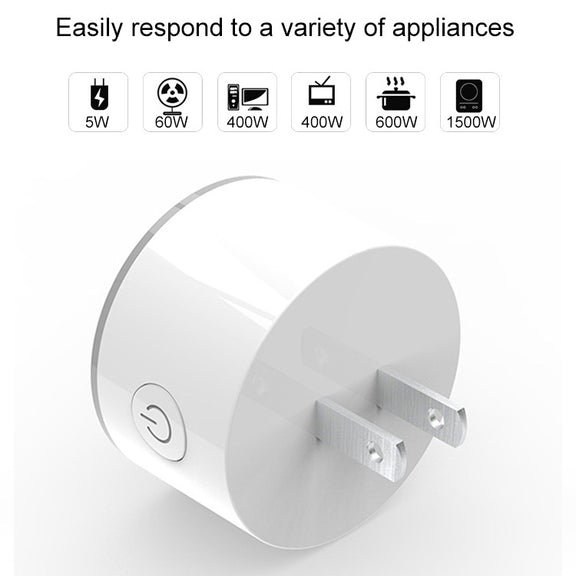 10A RGB Scene Light WiFi Remote Control Smart Socket Works with Alexa & Google Home & IFTTT, AC 100-240V, JP Plug