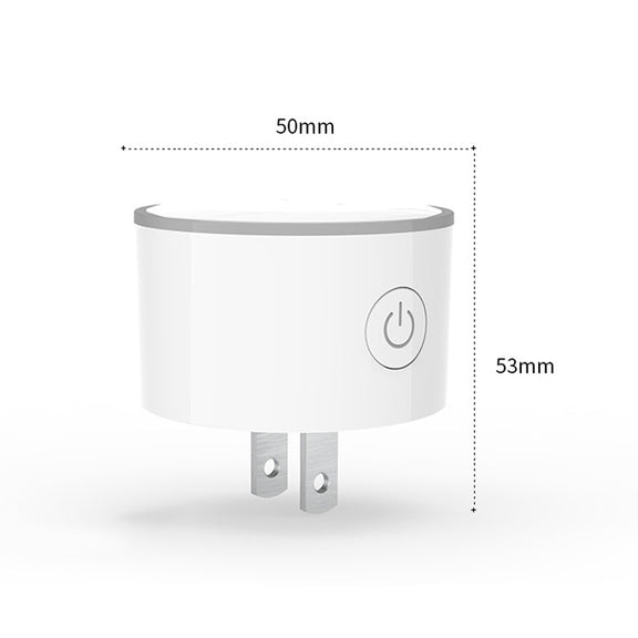 10A RGB Scene Light WiFi Remote Control Smart Socket Works with Alexa & Google Home & IFTTT, AC 100-240V, JP Plug