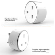 10A RGB Scene Light WiFi Remote Control Smart Socket Works with Alexa & Google Home, AC 220-240V, UK Plug