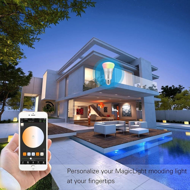 JH-G05 E27 7W WiFi Smart LED Light Bulb, 6000K+RGB 600LM Works with Alexa & Google Home, AC 175-255V(Silver) - Smart Light Bulbs by PMC TechLife | Online Shopping South Africa | PMC TechLife