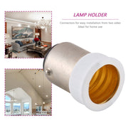 B15 to E14 Light Lamp Bulbs Adapter Converter
