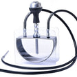 Acrylic Half Round Pot Double Pipe Hookah Set - free shipping - PMC TechLife - Order now!