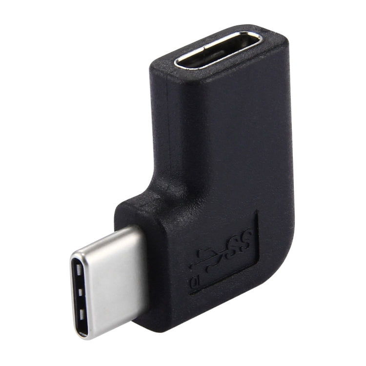 Elbow USB-C / Type-C Female to USB-C / Type-C Male Connector Adapter, For Macbook, Nokia, Google Tablet PC, Samsung, Letv, Huawei, Lenovo, Microsoft, Xiaomi, OnePlus, and other Smartphones(Black) - free shipping - PMC TechLife - Order now!