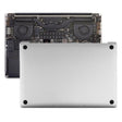 Bottom Cover Case for Macbook Pro Retina 15 inch A1990 2018 2019 EMC3215 EMC3359(Silver) - Bottom Cover by PMC TechLife | Online Shopping South Africa | PMC TechLife