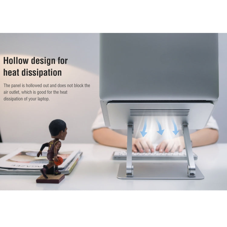 NILLKIN ProDesk Adjustable Aluminum Alloy Laptop Notebook Stand Holder (Grey) - free shipping - PMC TechLife - Order now!