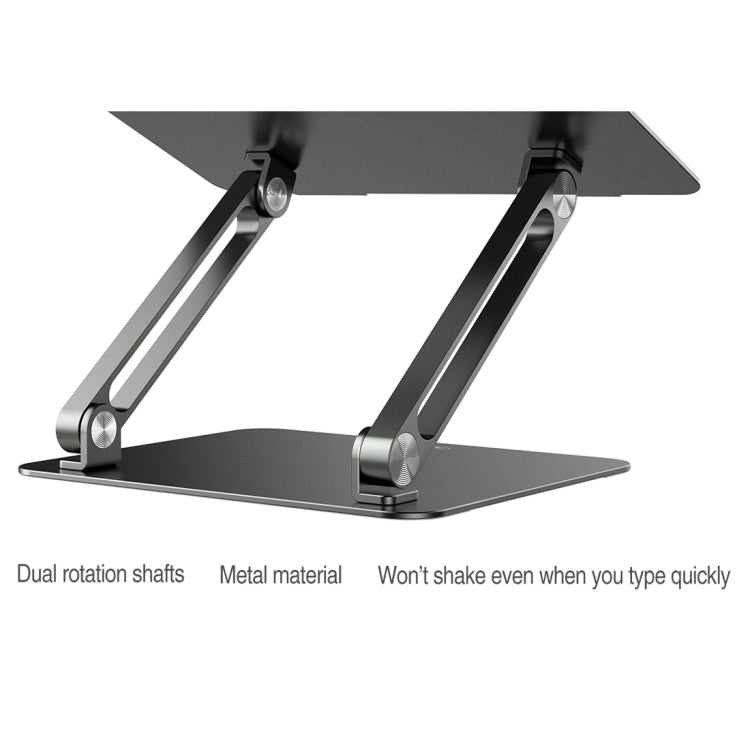 NILLKIN ProDesk Adjustable Aluminum Alloy Laptop Notebook Stand Holder (Grey)