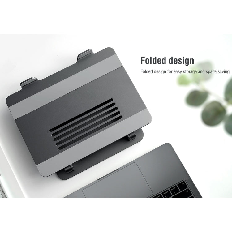 NILLKIN ProDesk Adjustable Aluminum Alloy Laptop Notebook Stand Holder (Silver)