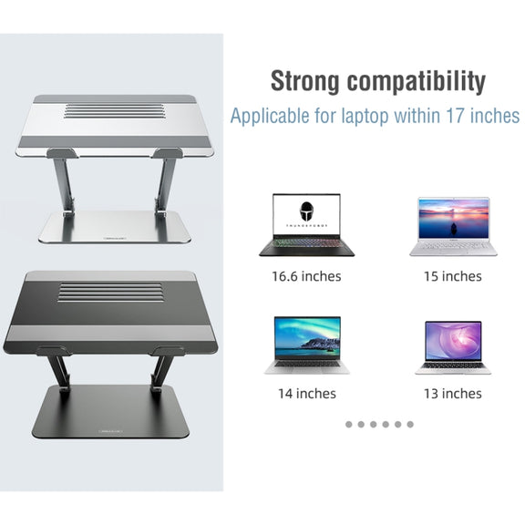 NILLKIN ProDesk Adjustable Aluminum Alloy Laptop Notebook Stand Holder (Silver)