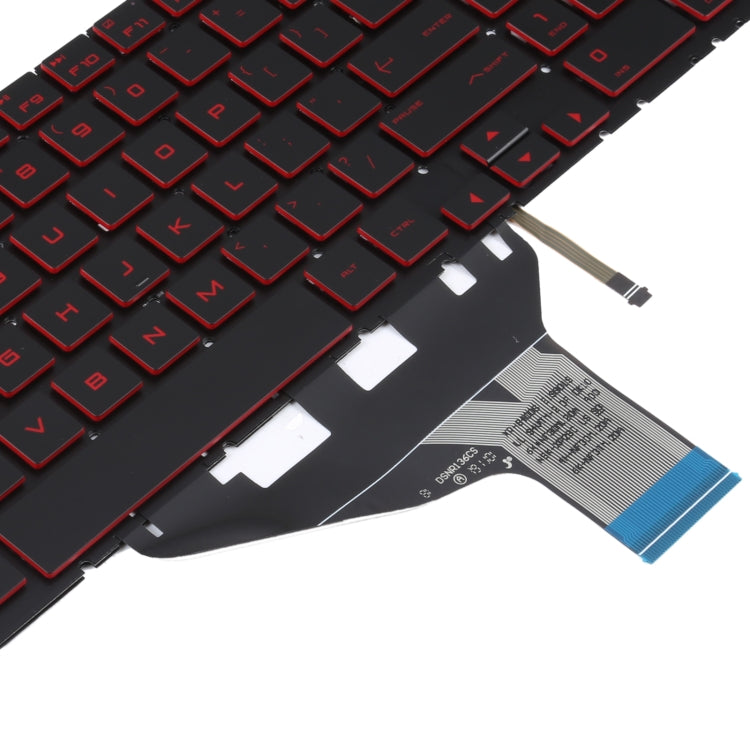 For HP OMEN 15-DC 15-DH 15T-DC 17-CB US Version Keyboard with Red Backlight - Replacement Keyboards by PMC TechLife | Online Shopping South Africa | PMC TechLife