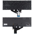 For HP OMEN 15-DC 15-DH 15T-DC 17-CB US Version Keyboard with RGB Backlight - Replacement Keyboards by PMC TechLife | Online Shopping South Africa | PMC TechLife