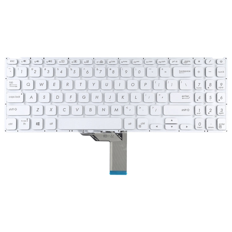 For Asus Vivobook X512 X512D X512DA X512F X512FA X512U US Version Keyboard with Backlight (Silver) - Replacement Keyboards by PMC TechLife | Online Shopping South Africa | PMC TechLife