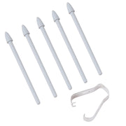 6 in 1 Universal Stylus Pen Replacement Pencil Tips For Samsung Galaxy Tab S8 / S7 / S6 / Galaxy Note20 / Note10 / S23 Ultra / S22 Ultra(Grey)
