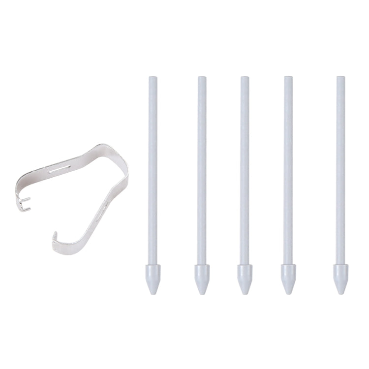 6 in 1 Universal Stylus Pen Replacement Pencil Tips For Samsung Galaxy Tab S8 / S7 / S6 / Galaxy Note20 / Note10 / S23 Ultra / S22 Ultra(Grey)