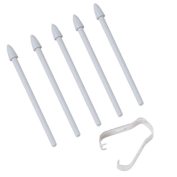 6 in 1 Universal Stylus Pen Replacement Pencil Tips For Samsung Galaxy Tab S8 / S7 / S6 / Galaxy Note20 / Note10 / S23 Ultra / S22 Ultra(Grey)