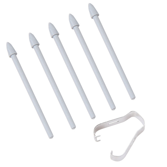 6 in 1 Universal Stylus Pen Replacement Pencil Tips For Samsung Galaxy Tab S8 / S7 / S6 / Galaxy Note20 / Note10 / S23 Ultra / S22 Ultra(Grey)