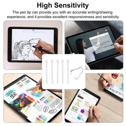 6 in 1 Universal Stylus Pen Replacement Pencil Tips For Samsung Galaxy Tab S8 / S7 / S6 / Galaxy Note20 / Note10 / S23 Ultra / S22 Ultra(Grey) - free shipping - PMC Jewellery - Order now!