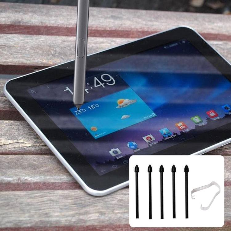 6 in 1 Universal Stylus Pen Replacement Pencil Tips For Samsung Galaxy Tab S8 / S7 / S6 / Galaxy Note20 / Note10 / S23 Ultra / S22 Ultra(Grey) - free shipping - PMC Jewellery - Order now!