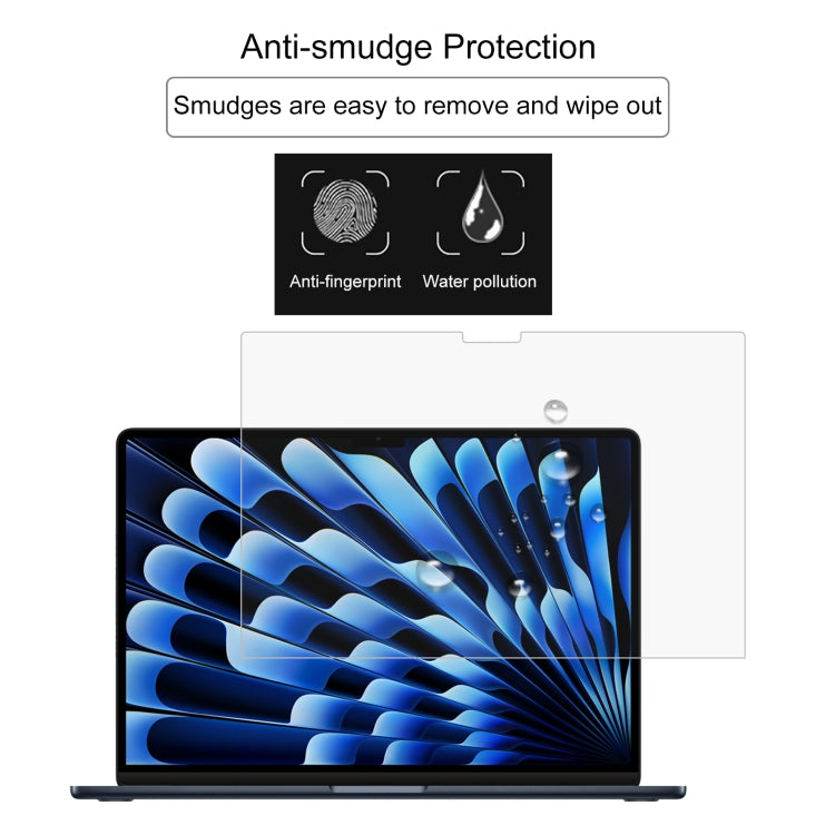 For MacBook Air 15.3 inch A2941 2023 0.26mm 9H Surface Hardness Explosion-proof Tempered Glass Film - Screen Protectors by PMC TechLife | Online Shopping South Africa | PMC TechLife