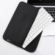 Portable Dust-proof Cover Storage Bag for Apple Magic Mouse 2 and Magic Keyboard 2(Black)