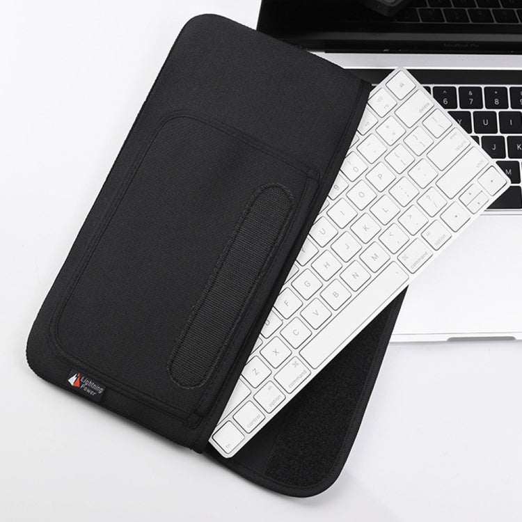 Portable Dust-proof Cover Storage Bag for Apple Magic Mouse 2 and Magic Keyboard 2(Black)