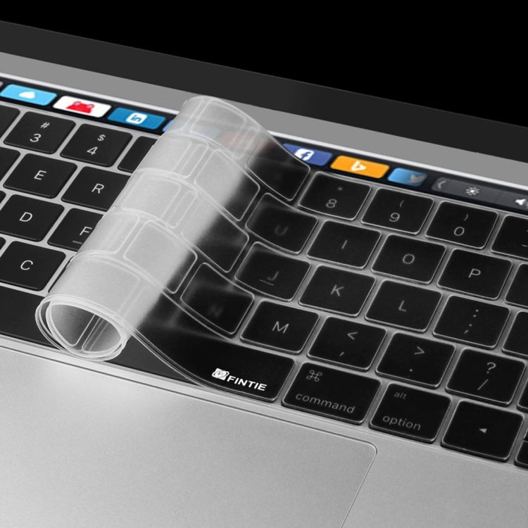 ENKAY Hat-Prince 2 in 1 Crystal Hard Shell Plastic Protective Case + US Version Ultra-thin TPU Keyboard Protector Cover for 2016 New MacBook Pro 13.3 inch with Touchbar (A1706)(Transparent)