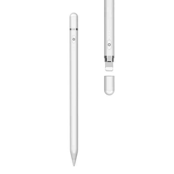 P7-LS Active Capacitive Stylus Pen with Palm Rejection for iPad After 2018 Version(White)
