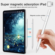 P8 Active Capacitive Stylus Pen with Palm Rejection for iPad After 2018 Version (White)