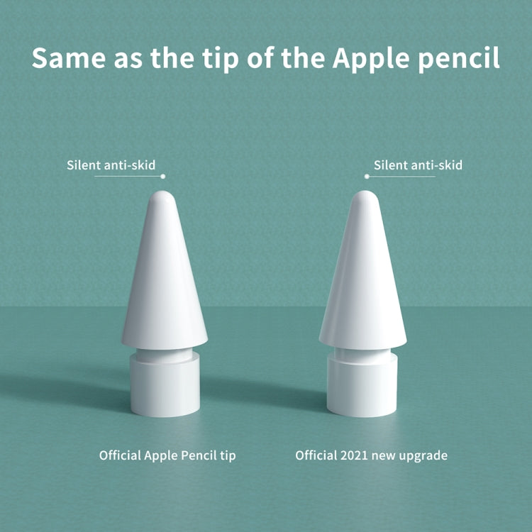 M1 Premium Pen Tips for Apple Pencil 1 / 2 (White) - Pencil Accessories by PMC TechLife | Online Shopping South Africa | PMC TechLife