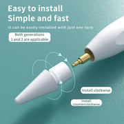 M1 Premium Pen Tips for Apple Pencil 1 / 2 (White)