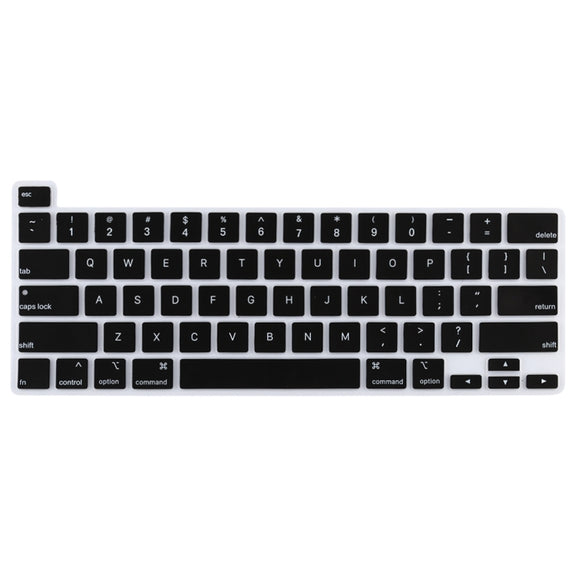 Dustproof Silicone Laptop Keyboard Protective Film for MacBook Pro 13.3 inch 2022 (Black)