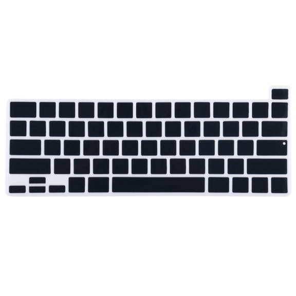 Dustproof Silicone Laptop Keyboard Protective Film for MacBook Pro 13.3 inch 2022 (Black)