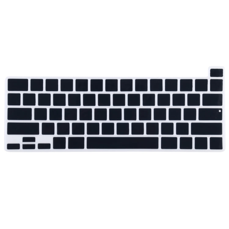 Dustproof Silicone Laptop Keyboard Protective Film for MacBook Pro 13.3 inch 2022 (Black)