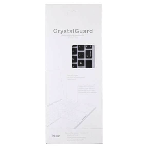 Dustproof Silicone Laptop Keyboard Protective Film for MacBook Pro 13.3 inch 2022 (Black)
