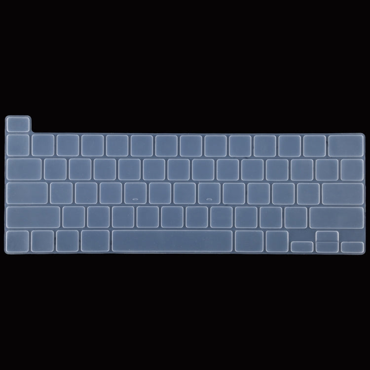 Dustproof Silicone Laptop Keyboard Protective Film for MacBook Pro 13.3 inch 2022 (White) - Keyboard Protector by PMC TechLife | Online Shopping South Africa | PMC TechLife