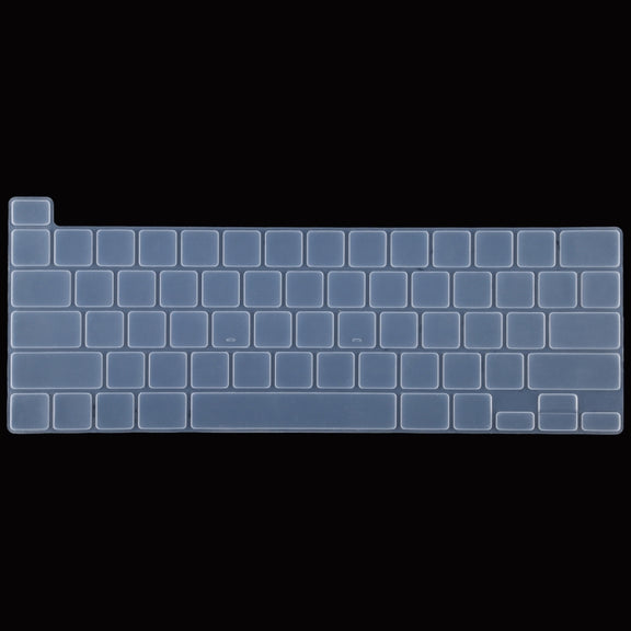 Dustproof Silicone Laptop Keyboard Protective Film for MacBook Pro 13.3 inch 2022 (White)