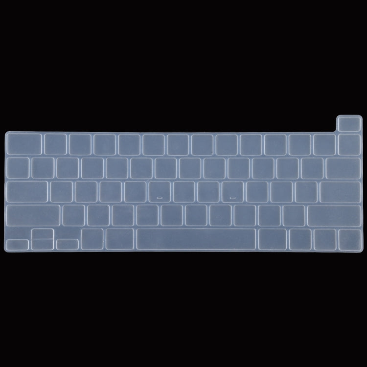 Dustproof Silicone Laptop Keyboard Protective Film for MacBook Pro 13.3 inch 2022 (White)