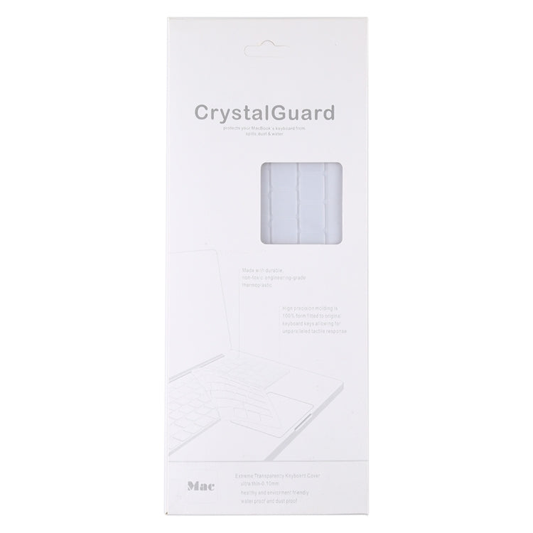Dustproof Silicone Laptop Keyboard Protective Film for MacBook Pro 13.3 inch 2022 (White)