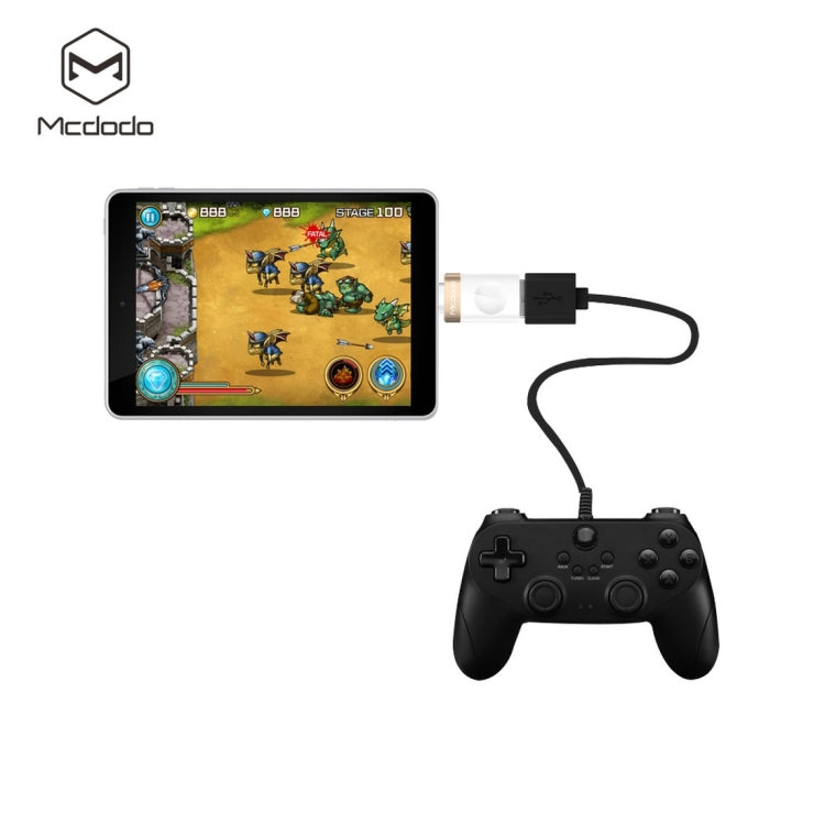 Mcdodo OT-1942 USB-C / Type-C to USB 3.0 AF Data Transmission Charging OTG Adapter(Gold) - OTG Adapter by Mcdodo | Online Shopping South Africa | PMC TechLife | Buy Now Pay Later Mobicred