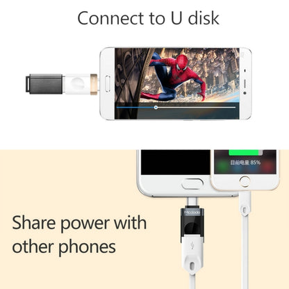 Mcdodo OT-1942 USB-C / Type-C to USB 3.0 AF Data Transmission Charging OTG Adapter(Gold) - OTG Adapter by Mcdodo | Online Shopping South Africa | PMC Jewellery | Buy Now Pay Later Mobicred